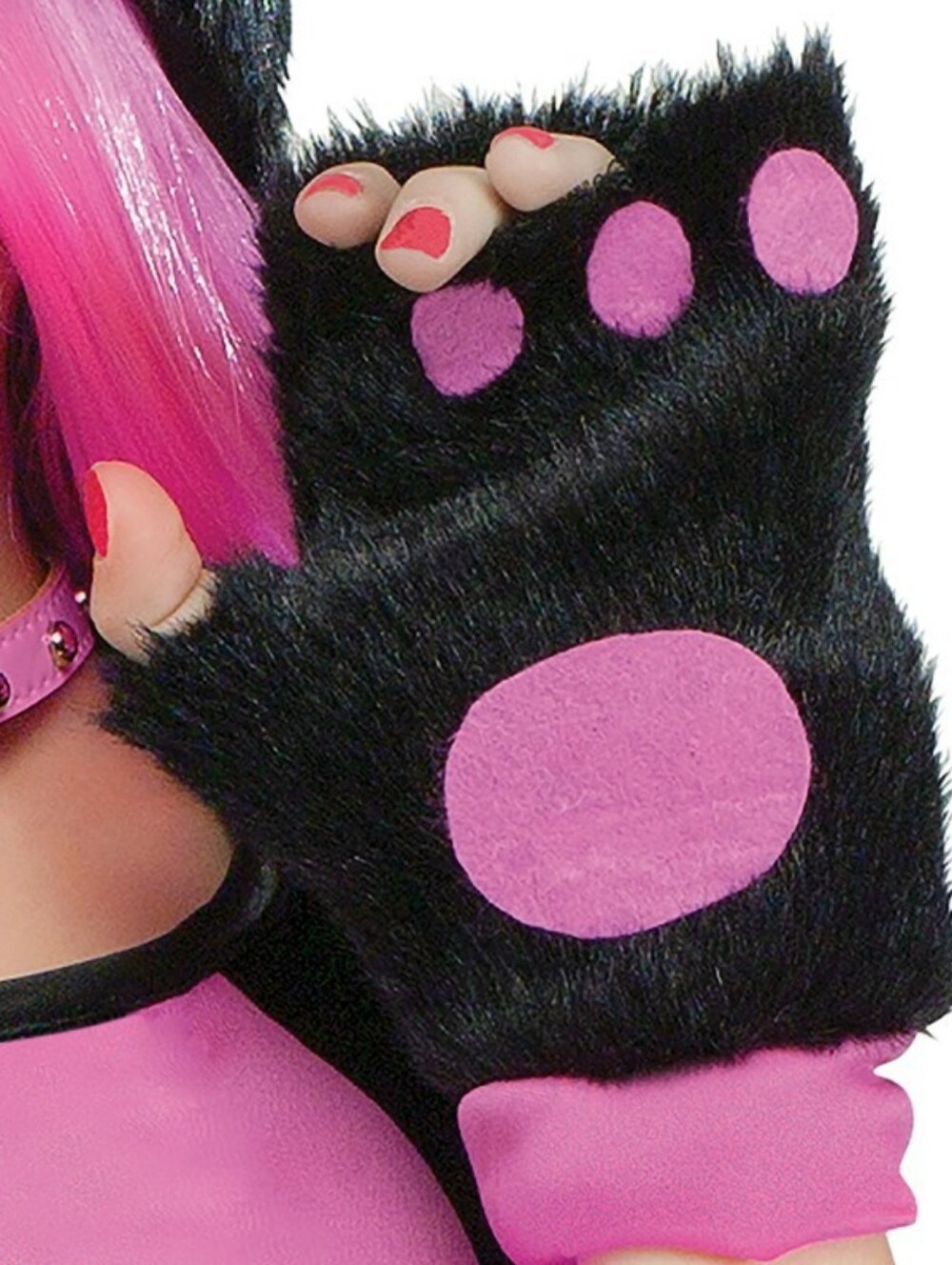 Playful Miss Kitty Purrfect Kids Black Pink Cat Costume Tutu Skirt Sz (6-6x) - Picture 6 of 11